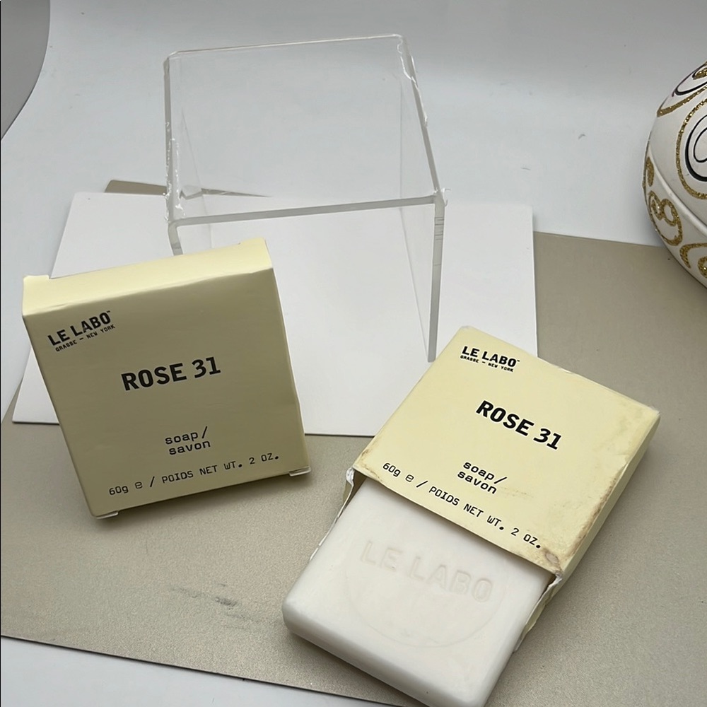 LE LABO Two Rose 31 Soap 2 OZ Each NWOT in Box Smell Like Fragrance